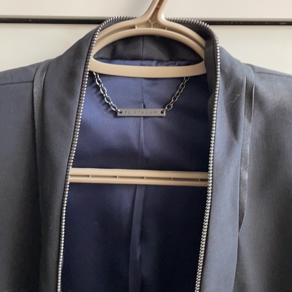 Elie Tahari Black Modern Blazer - Picture 3 of 5